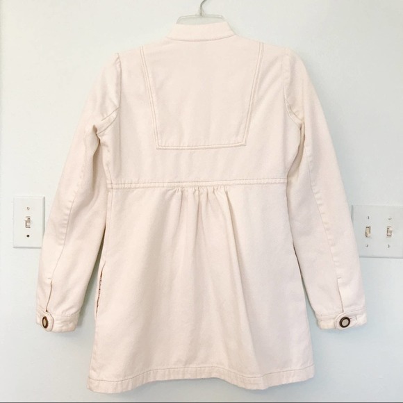 Fossil Empire Front Snap Coat White Ivory Small - Picture 2 of 9